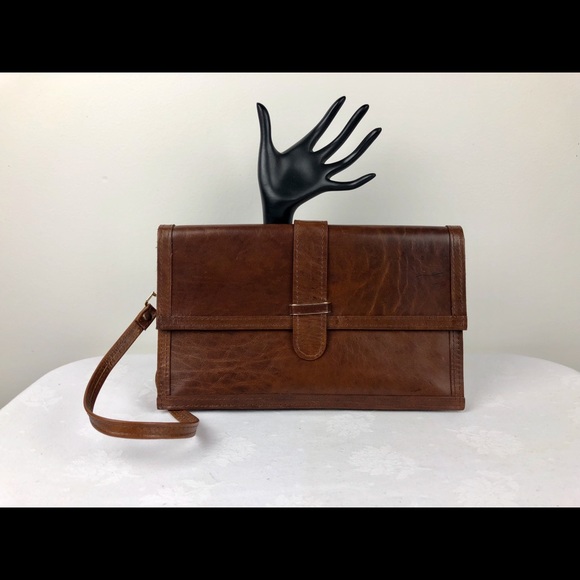 Vintage Handbags - Vintage Normandie Leather Handbag